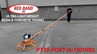 PT30 Port-A-Trowel | Concrete & Resin Power Trowel | Red Band UK