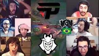 STREAMERS REAGEM a VITÓRIA da G2 ESPORTS CONTRA a Pain Gaming no MUNDIAL 2024