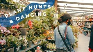 hunting for plants & dancing with my girls  | Vlog