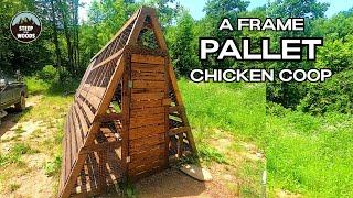 How to Build a Pallet Wood A Frame Chicken Coop