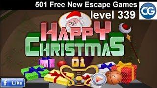 [Walkthrough] 501 Free New Escape Games level 339 - Happy christmas 1 - Complete Game