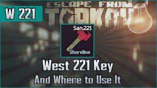 West Wing 221 Key and Use Location - Shoreline - Escape from Tarkov Key Guide