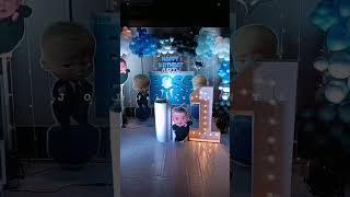 Boss baby birthday theme decoration #bossbabytheme