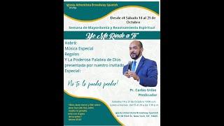 YO ME RINDO A TI (MARTES) Pastor Carlos Uribe