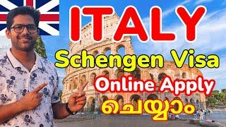 ITALY Schengen Visa Online Application Malayalam #fintechuk #italy #europe #schengenvisa