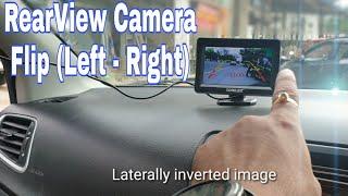 Rear view camera image Flip(left/right)| Laterally inverted | How to reverse image of the car camera