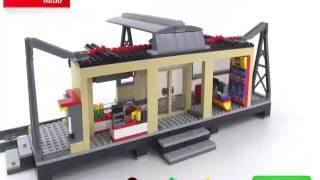 Лего Сити Lego City Железнодорожная станция