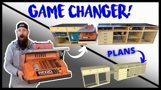 I Built a Sanding Workstation and its a GAME CHANGER! |RIDGID BELT SANDER|