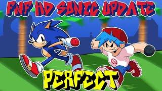 Friday Night Funkin' - Perfect Combo - FNF HD (Sonic Update) Mod + Cutscenes [HARD]