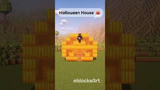 Minecraft Starter Halloween House #minecraft #shorts #cinematics #timelapse #build