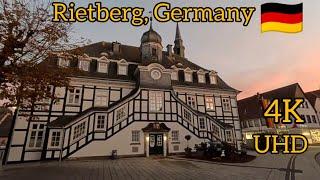 Rietberg, Germany - Walking Tour - 4K UHD 60 fps