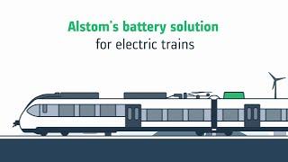 Alstom's battery solution for electric trains