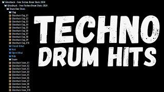 FREE Sample Pack | Techno DRUM HITS 2024 || Ghosthack