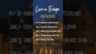 ️ IndiviDúo - EUROPE TOUR 2025 ¡La gira arranca esta semana! Aquí van las fechas #individuomusic