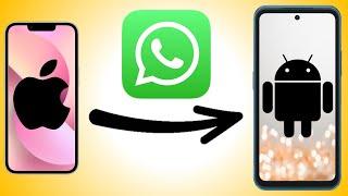 How to transfer WhatsApp from iPhone to android [Free, After setup, Without losing Data, Resetting]