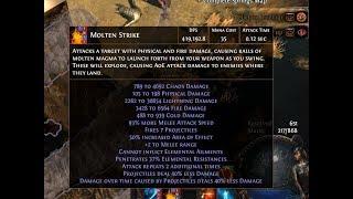 Path of Exile!5555 Molten Strike+Frost Blades