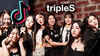 Surprising K-pop Group tripleS with a TikTok Challenge Game