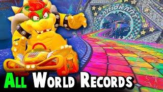 Reacting to Every World Record in Mario Kart World! [DAY 1]