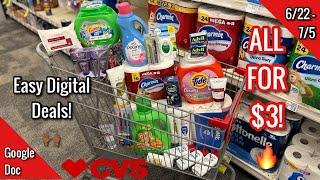 CVS Free, Cheap & Money Maker Coupon Deals & Haul | EASY FREEBIES!| 6/22 - 7/5| Learn CVS Couponing
