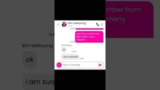 bts taehyung chat with me part-3 #taehyung #bts #btstory #kpop