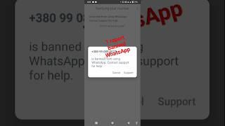 banned WhatsApp text 1 report to permanent Ban wa