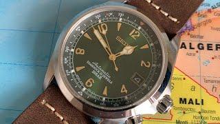 The Best Italian Handmade Leather Watch Strap For The SEIKO ALPINIST SARB017: COLAREB ROMA VENEZIA