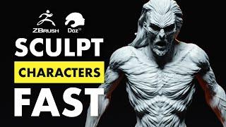 The Fastest Way to Sculpt Characters in 3D