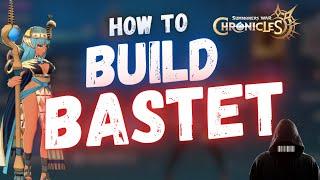 *The NUKER* Water Desert Queen BASTET! How to BUILD, RUNE, USE! - Summoners War Chronicles