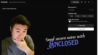 Homelab Series - Share your notes securely with Enclosed