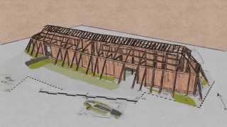 Viking Longhouse construction