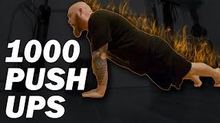 1000 Push ups! - Push up challenge - Fit at home