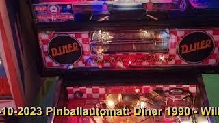 Pinball - Diner 1990 - Williams - 4k60fps - FAMS - Punktespiel 01