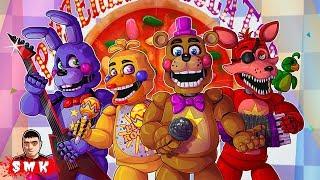 ШОУ ХРИПЛЫХ!АНИМАТРОНИКИ ПУГАЮТ СОСЕДА-ОХРАННИКА!ИГРА FNAF COOP ПРОХОЖДЕНИЕ!ФНАФ ПО СЕТИ!