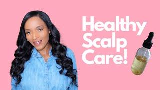 Heat Trained Natural Hair Care | Scalp Oiling Routine For Healthy Scalp!