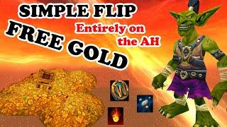 Do This 5 MINUTE FLIP to make FREE GOLD on the AH (WotLK Classic)