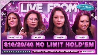 LADIES NIGHT!! Sashimi, Kelly Lucas, Karen, Jamie & Coco Play $10/20/40 - Commentary by Charlie