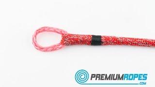 7.3.1.b Eye-splice in double braided Dyneema rope - cover tucked back