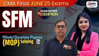 CMA Final - Strategic Financial Management | MQP Solving | MEPL Classes