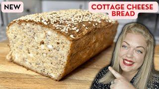 THE BEST BREAD! Low carb cottage cheese bread. KETO