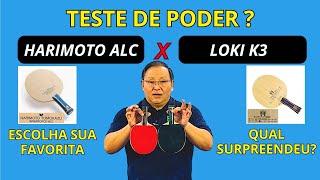 ESCOLHA SUA FAVORITA  LOKI K3 SURPREENDE CONTRA HARIMOTO ALC? || TÊNIS DE MESA - PING PONG