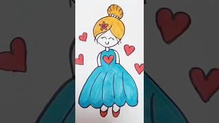 Doll Drawing  Fast Sketching | How to Draw Doll | Aiman Drawings