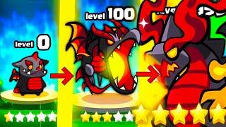 HOW STRONG IS THE STRONGEST DRAGON MONSTER EVOLUTION? (9999+ MINIONS LEVEL) l Summoner's Greed