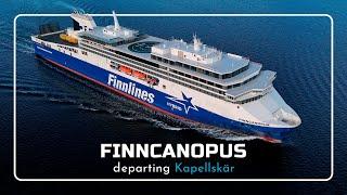 Finncanopus Departing Kapellskär | Drone