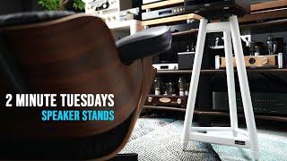 Using the CORRECT Speaker Stands for Home Audio !