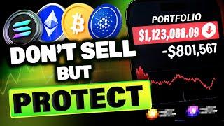 Don't Panic - PROTECT Your Crypto Portfolio Instead (Low Risk Strategies)