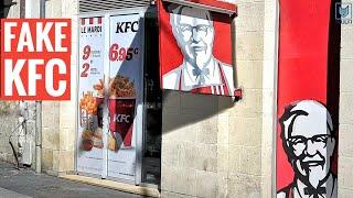 Fake KFC Restaurants  Fast Food in France