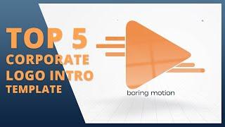 5 New Simple Corporate Logo Intro Animation - Free After Effects Template