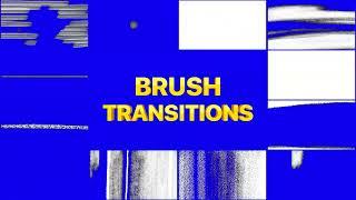 brush Transitions Green Screen effect 