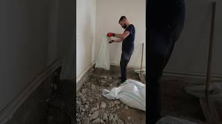 Выравниваю пол #теплыеполы #дача #частныйдом #сантехника