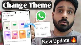 How to change theme in whatsapp | whatsapp theme change kaise kare | whatsapp new update